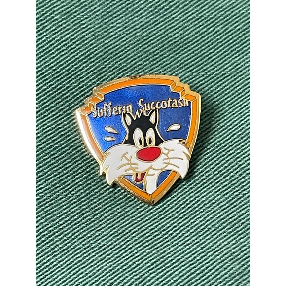 Vintage Looney Tunes Sylvester the Cat Trading Pin - Picture 1 of 2